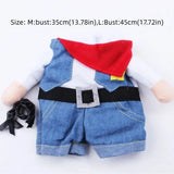 Easy To Wear Halloween Pet Costume Funny Soft Fabric Dog Cosplay Clothing Pet Supplies Uniform Kitten Puppy Costume