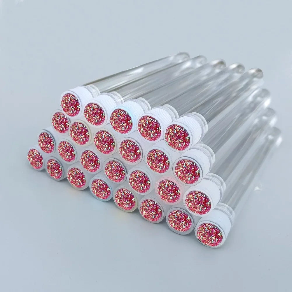 Reusable Eyelash Brush Tube Disposable Mascara Wands Replaceable Dust-proof Eye Lash Eyebrow Brush Tube for Eyelashes Extension