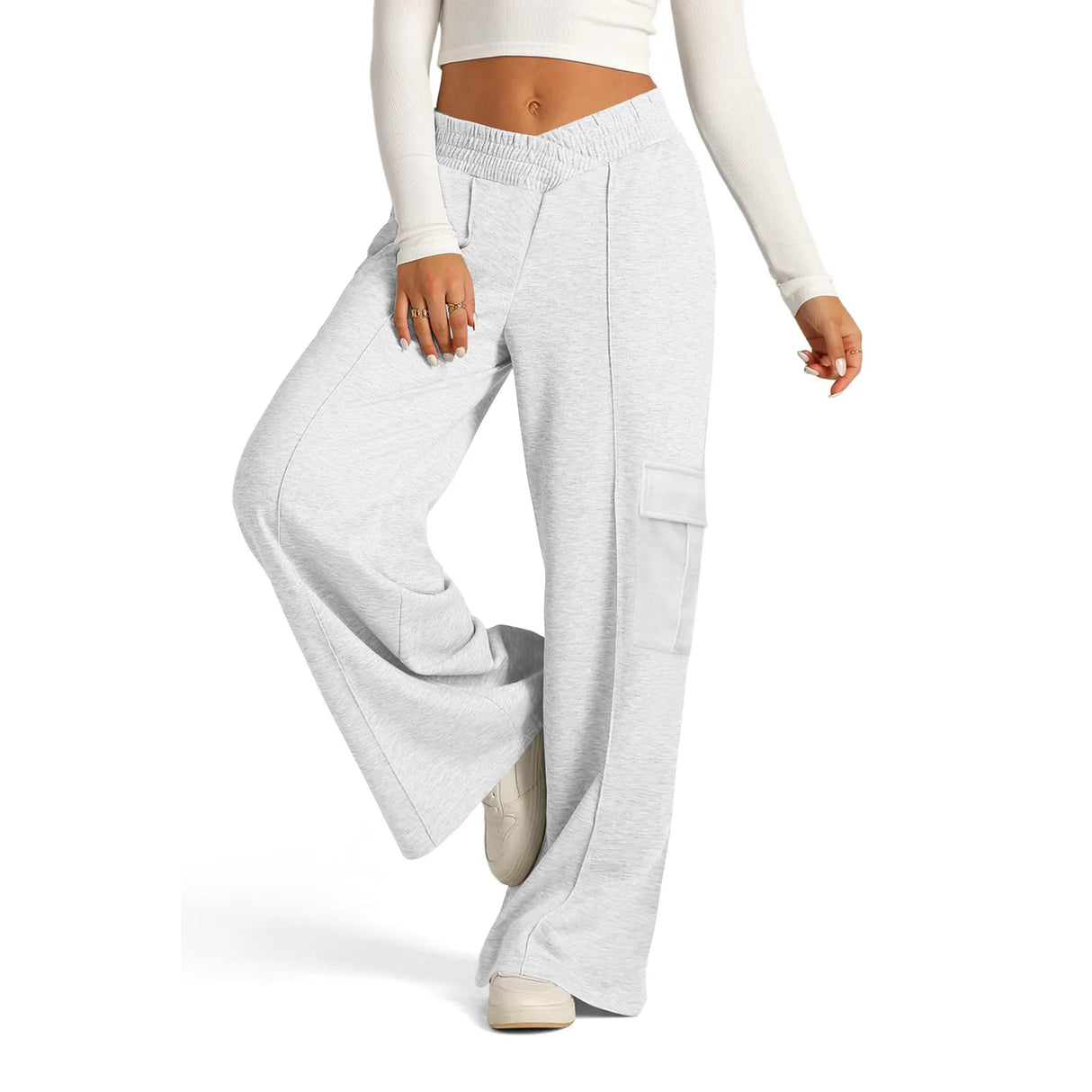 Women's Workwear Sweatpants Casual Loose Fleece High Waist Jogger Pants Ladies Sweatpants Casual Pants Yoga Pants Homewear