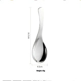 5pcs Stainless Steel Spoon Spoon Household Creative Stainless Steel Tablespoon Soup Spoon Small Spoon Spoon Children Dinner