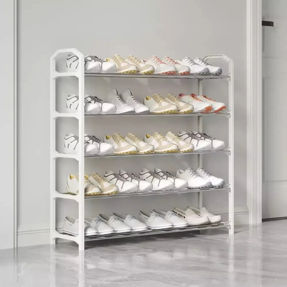 3/4 Shoe Rack Multi Layered And Space Saving Shoe Rack For Simple Household Storage And Storage Three And Four Layer Shoe Racks