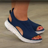 Women's Shoes Summer 2025 Comfort Casual Sport Sandals Women Beach Wedge Sandals Women Platform Sandals Roman Sandals Plus Size