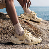 High Quality Sandals Men Beach Sandals Comfort Casual Shoes Lightweight Summer Large Size Men Sandals Comfortable Roman Sandals