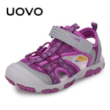 New Arrival Children Fashion Footwear Soft Durable Rubber Sole UOVO Kids Shoes Comfortable Boys Sandals With #22-34