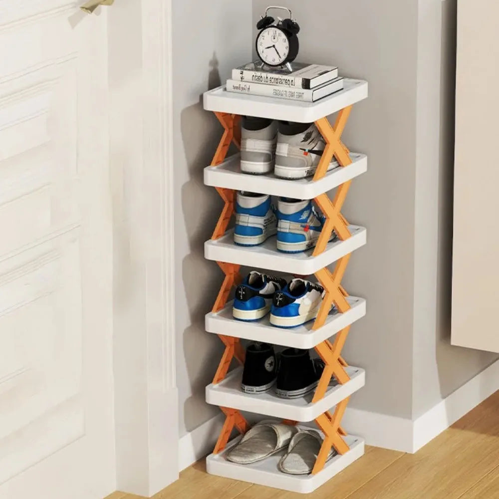 Shoes Racks Storage Organizer Detachable Shoe Racks Saves Family Household Rack Multi Layer Simple Shoes Shelf Color Cabinet
