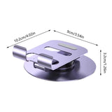 Desktop Phone Stand Tabletop Smartphone Holder Adjustable Height And Angle Foldable Cell Phone Stand Holder For Desk