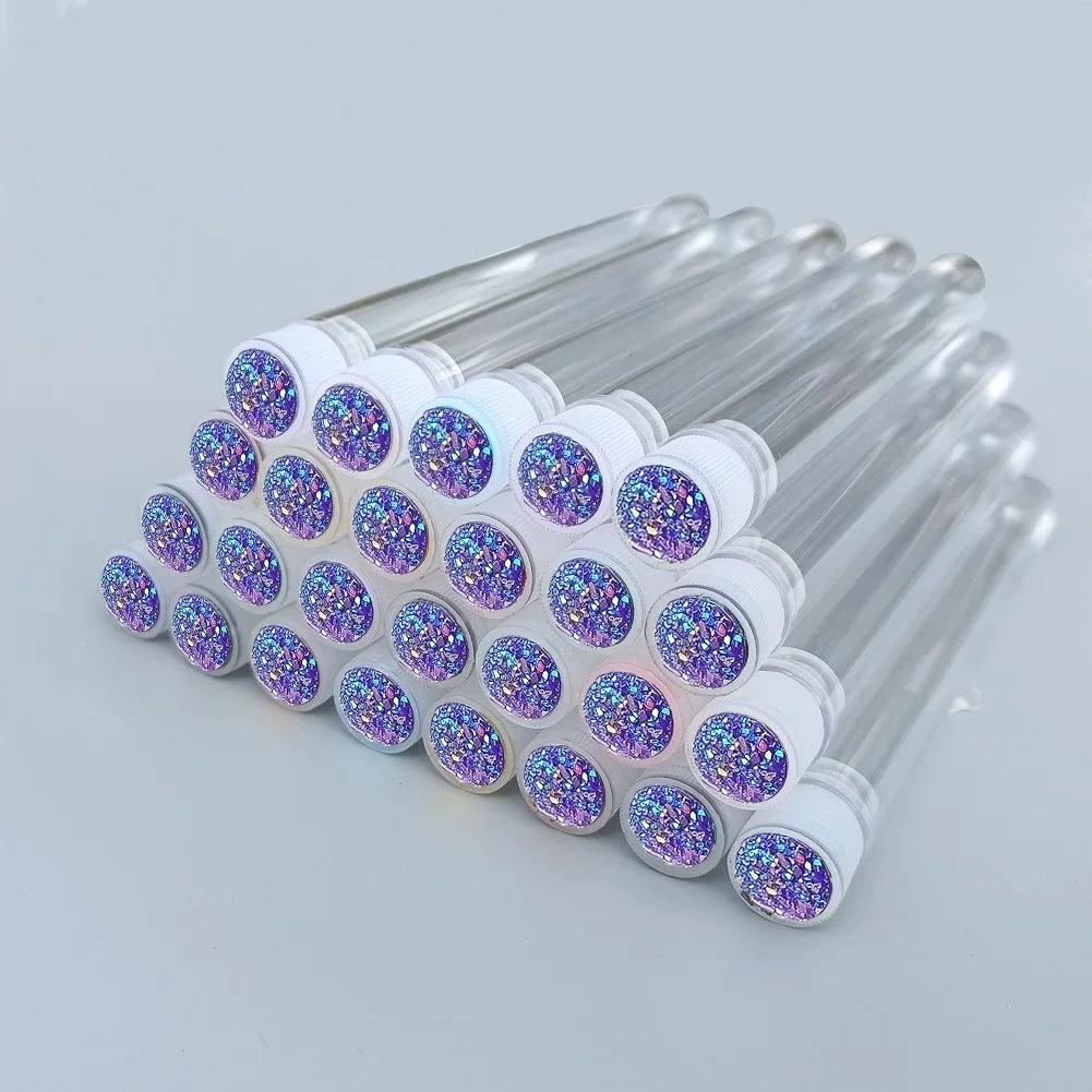 Reusable Eyelash Brush Tube Disposable Mascara Wands Replaceable Dust-proof Eye Lash Eyebrow Brush Tube for Eyelashes Extension