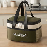 Thermal Insulation Lunch Bag  Food Storage Picnic Bags Tote Portable Cooler Box Bags Bento Handbag