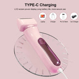 Electric Razor for Women Portable 2 in 1 Electric Shaver for Ladies Bikini Trimmer Facial Body Underarm Legs Waterproof Epilator