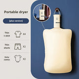 Compact Portable Clothes Dryer - Ideal for Apartments, Hotels & Travel | 110-240V US Plug | Odorless