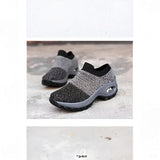 Lightweight Mesh Air Cushion Sole Chunky Sneakers - Women's Low Top Running Shoes Footwear