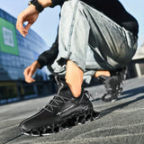 [Men's Lightweight Shock Absorption Shoes] Lightweight Shock Absorption Running Shoes for Men - Non-Slip Athletic Sneakers for Jogging, Tennis, Gym, and Walking