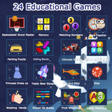 Teenagers Game Smart Watch With 24 Puzzle Games, HD Touch Screen Camera, Music Player, Pedometer Alarm Clock, Calculator Flashlight 12/24 Hr Students Watches, Gift For Boys Girls, Fitness Tracker Watch