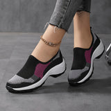 Women's Fashionable Contrast Color Running Shoes - Breathable Mesh for Comfort & Style Outdoors!