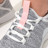Women's Casual Slip-on Sneakers, Lightweight Lace Up Running Shoes, Knitted Low Top Sneakers