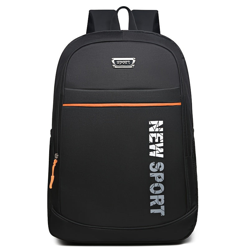 School Bag Male Junior High School Campus Simple Korean Version Of Fashionable Backpack Leisure Backpack Male Computer Bag [Zipper Direction Random]