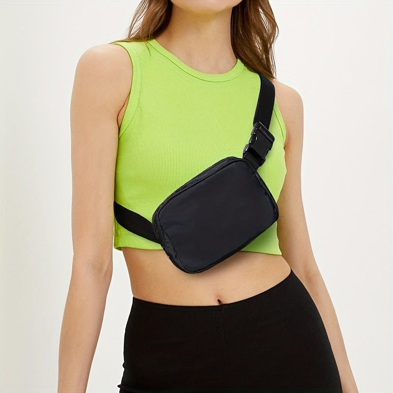 Stylish Everywhere Belt Bag - Adjustable Waist Pack for Secure, Hands-Free Adventure - Perfect for Running, Hiking, Cycling, and Outdoor Sports