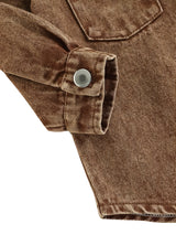 Toddler Boys Girls Outerwear Denim Jackets Button Down Jeans Coat Long Sleeve Shirt Top Fall Cowboy Clothes For 708.66inch-6Y