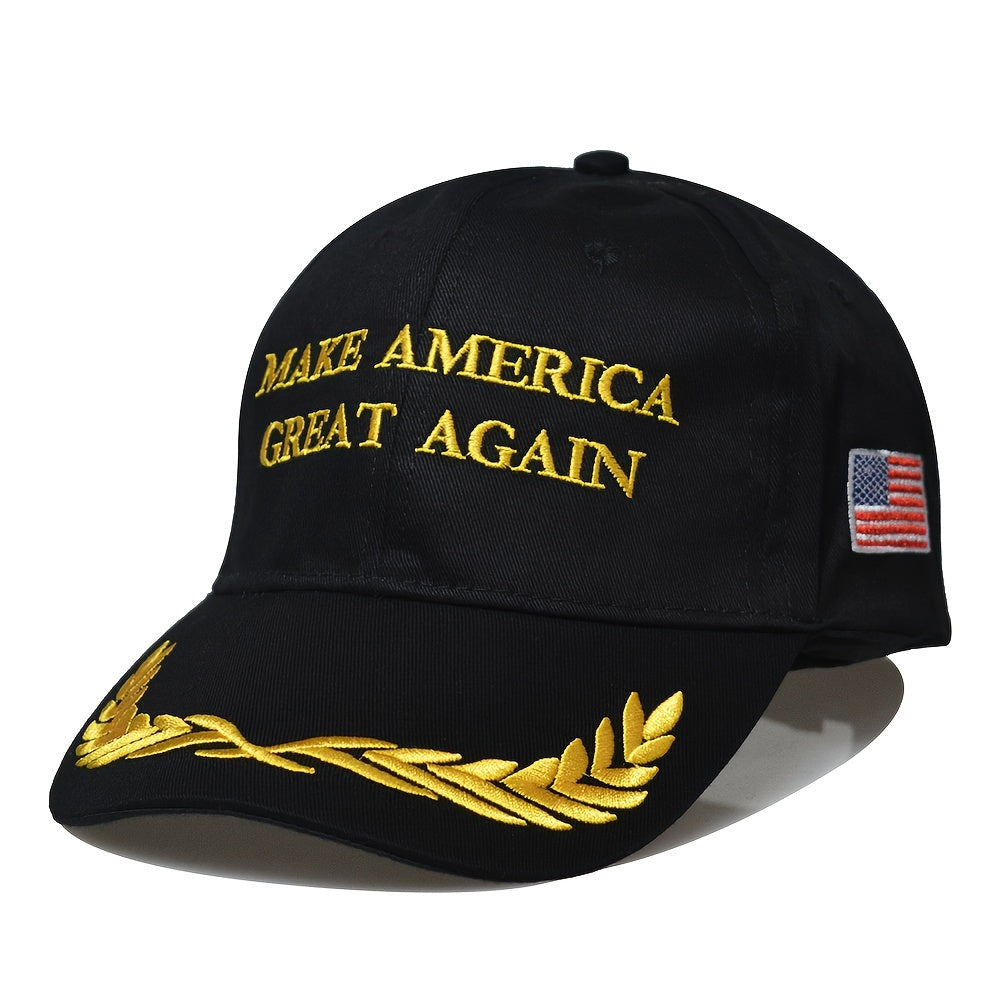 Make America Great Again Outdoor Peaked Cap Adjustable Simple Embroidery English Baseball Cap