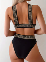New Fashionable And Sexy Bikini Hot Spring Swimsuit for Women, European And American Beach Split Two-piece Swimsuit for Women