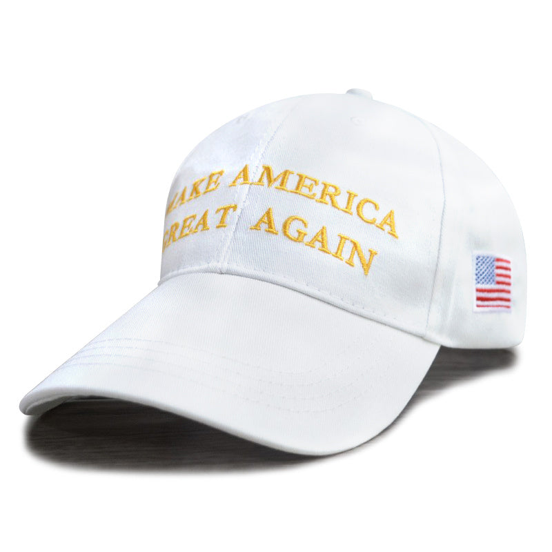 Make America Great Again Outdoor Peaked Cap Adjustable Simple Embroidery English Baseball Cap