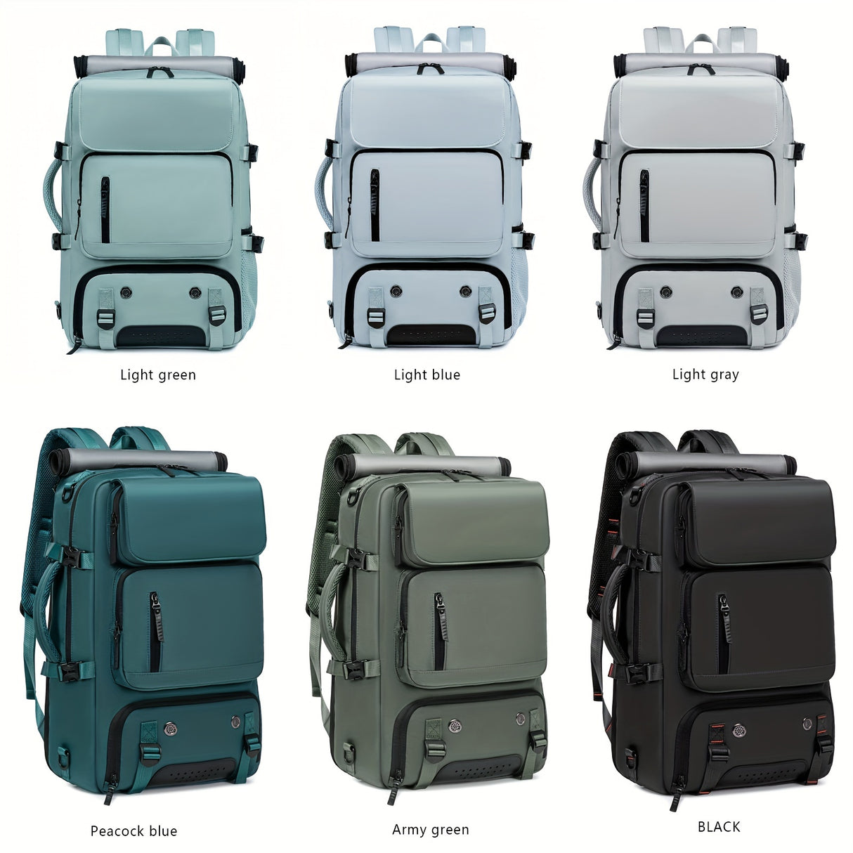 Multi-functional Large Capacity Backpack For Man Women, Hiking & Camping, Outdoor Knapsack With Shoes Compartment & USB Charging Port, Men's Business Laptop College Bag, Ideal Gifts