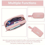 Aesthetic Backpack Set With Pencil Case, 15.6 Inch Laptop School Bag, Cute College Large Bookbag, Anti Theft Travel Daypack