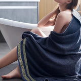 3pcs Cotton Towel Set 1 Bath Towel, 2 Towels - Contemporary Embroidered Geometric Pattern Design, Bathroom Essentials, Christmas Decoration, Christmas Gifts, Suitable for Autumn and Winter Seasons and for Giving to Family and