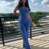 Jumpsuits for Women Seamless Scoop Neck Tummy Control One Piece Yoga Workout Romper