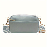Mini Crossbody Bag For Women, Square Purse With Wide Shoulder Strap, Stylish PU Leather Shoulder Bag