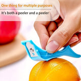 3pcs Portable Fruit Peeler Set - Stainless Steel Apple, Pear & Kiwi Skin Remover - Easy-to-Use Kitchen Gadget for Dorms & Home Use