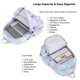 Girls Backpack, 15.6 Inch Laptop School Bag Large Primary Elementary Middle College Bookbags Kids Backpacks for Teens Girls Women Students Anti Theft Travel Daypack