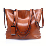 Women Handbags Tote Bag Soft Leather Retro Designer Large Capacity Multi-pocket Casual Ladies Shoulder Crossbody Bag Mother's Day Gift Adjustable Shoulder Strap Purse Cheap On Sale