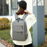 Korean Fashion Three-piece Set of Large-capacity Backpack, Simple and Trendy Backpack, Multifunctional School Bag for Men