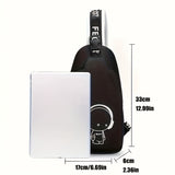 2pcs/ Set, Simple And Large Capacity Casual Travel Backpack School Bag Set, Cartoon Print Crossbody Bag Chest Bag
