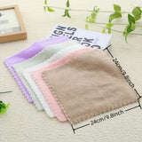 [Fast Arrival] 20pcs Soft Absorbent Fingertip Towels - Gentle Bathroom Essentials for Hand and Face, 9.8 * 9.8 Inches, Household Ordinary Handkerchiefs, Small Square Towels for Bathroom Supplies