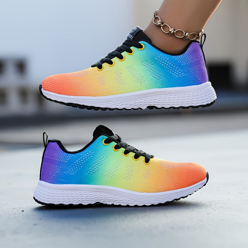 Comfortable Fabric Upper Summer Running Shoes for Women - Lightweight, Stabilizing, and Breathable - Perfect for Jogging, Tennis, and Everyday Wear