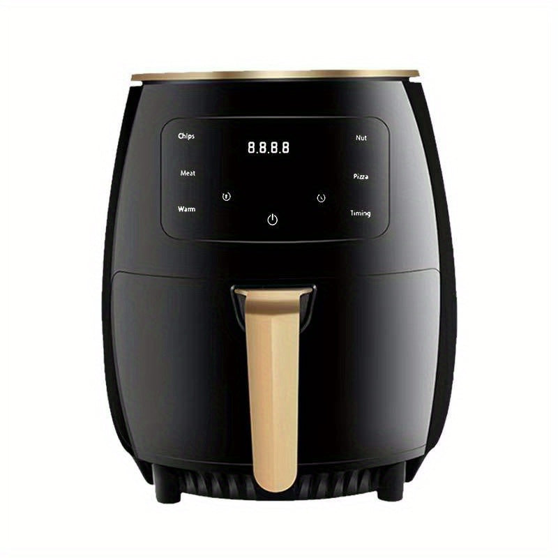 1pc Premium Air Fryer - Advanced Omni-directional Cooking, 1400W High-Power Heat, 30W Fan for Even Crispiness, Uniform Motor Drive Technology