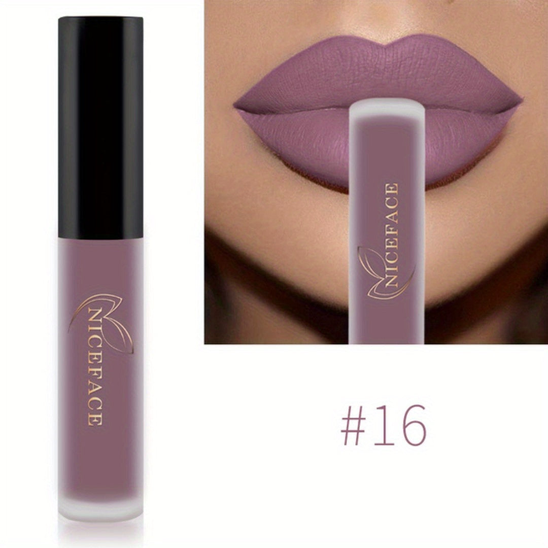20 colors High Pigmented Matte Lip Glaze - Long-Lasting, Smudge-Proof, Non-Moisturizing Lipstick Valentine's Day Gifts