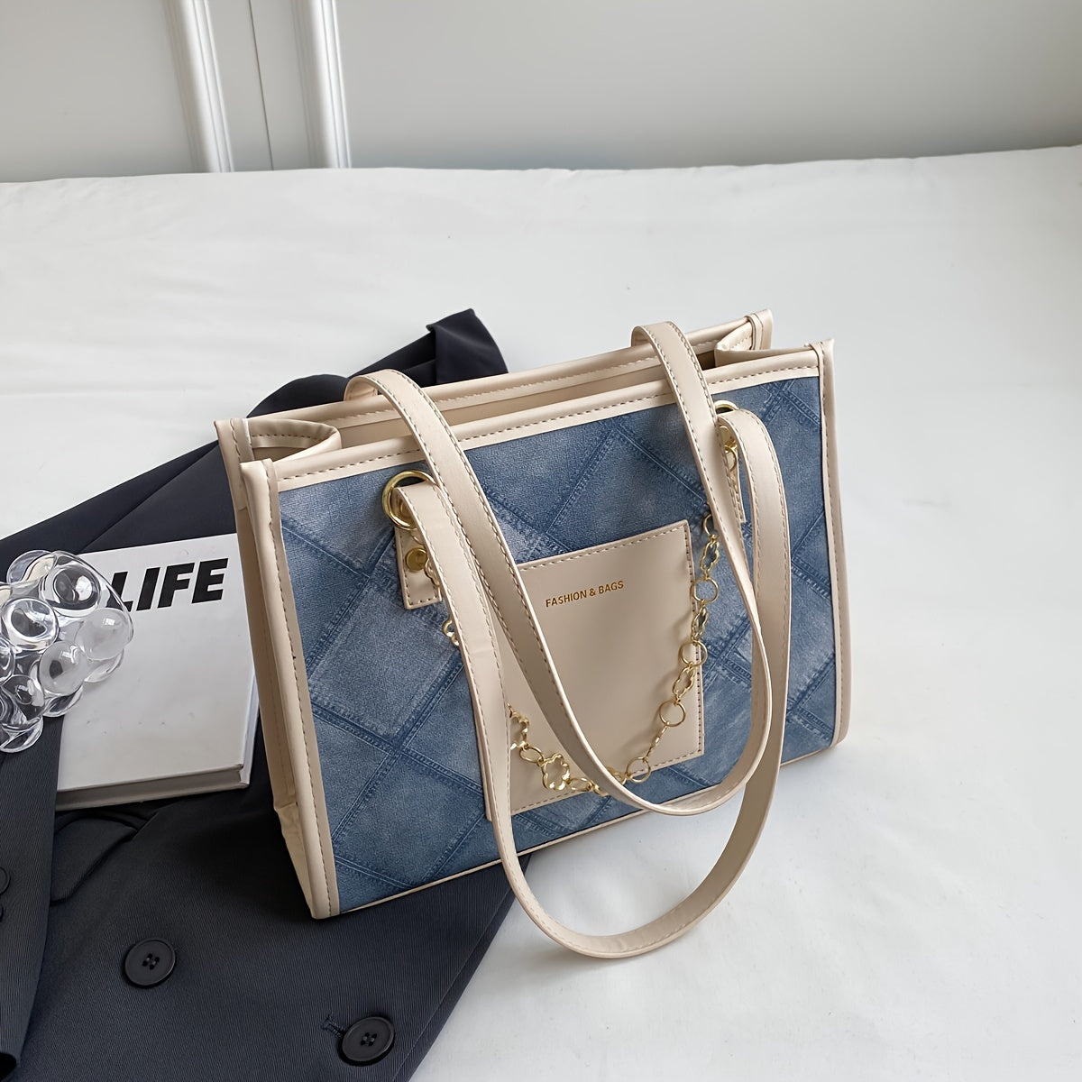 Spacious & Stylish Womens Tote Bag - Premium PU Leather, Large Capacity, Versatile Shoulder Handbag & Purse for Everyday Fashion
