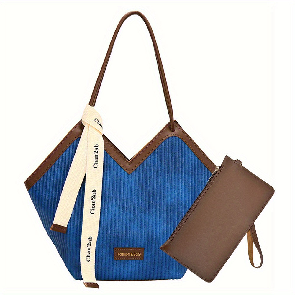 Love Design Tote Bag, Trendy Large-capacity Shoulder Bag, Faux Leather Simple Bag For Work - For Women - Suitable for Office, Shopping, Travel - Perfect Gift for Fashionistas