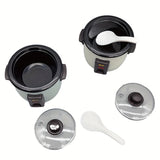 Play House Toy Simulation Mini Rice Cooker With Rice Spoon, Funny Model Room Decoration