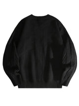 Cozy Cable Knit Sweater for Men - Soft, Warm & Stylish Pullover with Round Neck - Perfect for Fall/Winter Casual Wear, Genghis Khan, Home & Outdoor, Couple's Version