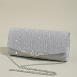 Women Sparkling Clutch Purse Elegant Glitter Evening Bags Bling Evening Handbag For Dance Wedding Party Prom Bride. Sparkling Stone Decor Metal Frame Clutch Bag