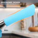 6-Piece Kitchen Knife Set - Ultra-Sharp Stainless Steel Blades with Non-Stick Coating, Dishwasher Safe - Includes 4 High-Quality Knives, Scissors, and Grater for Professional Chefs