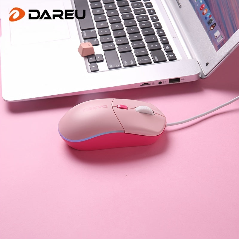 Dareu LM121 wired gaming office mouse ultra light gaming mouse 66g high quality perfor Cost-effectivemance