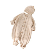 Newborn Baby Girl Boy Outfits Clothes, Warm Knit Sweater Cardigan For Winter, Fall, Spring