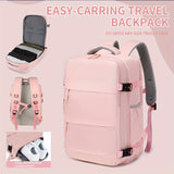 15.6 Inch Laptop Backpack for Men & Women - Lightweight High Quality Travel Backpack with Shoe Compartment, Large Capacity College School Bag, Adjustable Chest Pockets & Ergonomic Design for Business Commuting, Outdoor Advent
