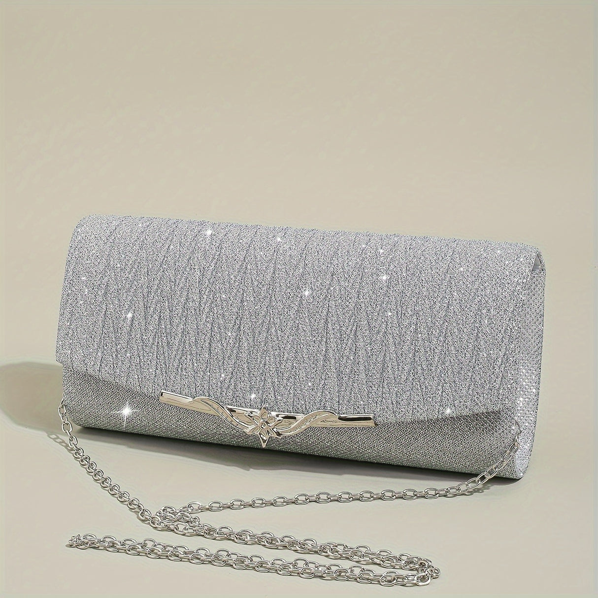 Women Sparkling Clutch Purse Elegant Glitter Evening Bags Bling Evening Handbag For Dance Wedding Party Prom Bride. Sparkling Stone Decor Metal Frame Clutch Bag