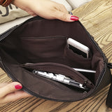 Fashion-Forward Womens Rivet Clutch Bag - Spiky Punk Style Crossbody Envelope Purse - Perfect for Everyday or Night Out Glam
